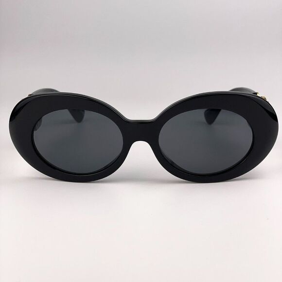 NEW Versace VE4426BU GB1/87 MAXI MEDUSA BIGGIE Black Dark Gray Oval Women - Picture 3 of 12